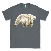 Charcoal Heather Polar Bear Classic Tee - LillyAllenDesigns
