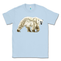 Dusty Blue Polar Bear Classic Tee - LillyAllenDesigns