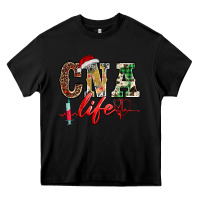Black christmas certified nurse  assistant life Heavy Core Tee - BarkalooDesign