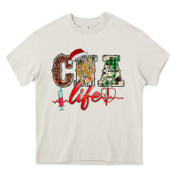 Cream christmas certified nurse  assistant life Heavy Core Tee - BarkalooDesign