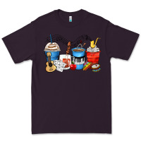 Plum music teacher coffee cups Premium Tee - Zillion Design Studio