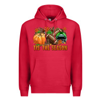 Cardinal Tis' the season Football green helmet Premium Hoodie - NancyCooperArtShop