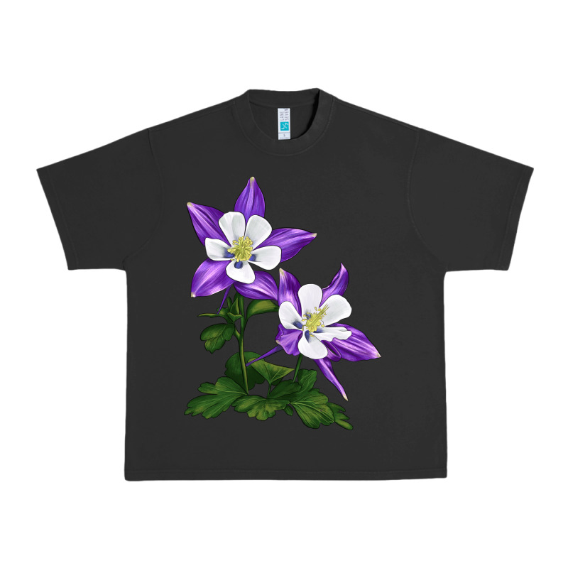 Rocky Mountain Columbine Urban Heavy Tee by LillyAllenDesigns | Teevron