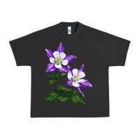 Pigment Black rocky mountain columbine Urban Heavy Tee - LillyAllenDesigns