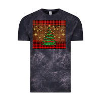 Cloud Black Christmas trees Vintage Tee - AdoDesignShop