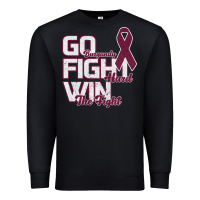 Black Go Burgundy Fifht Hard Win The Fight Premium Sweatshirt - Bettercallsaul