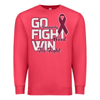 Cardinal Go Burgundy Fifht Hard Win The Fight Premium Sweatshirt - Bettercallsaul