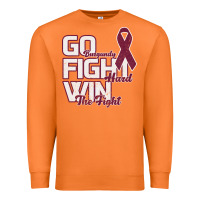 Carrot Go Burgundy Fifht Hard Win The Fight Premium Sweatshirt - Bettercallsaul