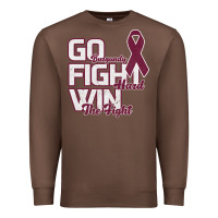 Chestnut Go Burgundy Fifht Hard Win The Fight Premium Sweatshirt - Bettercallsaul