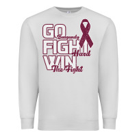 Dove Grey Go Burgundy Fifht Hard Win The Fight Premium Sweatshirt - Bettercallsaul
