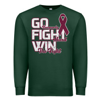 Sports Green Go Burgundy Fifht Hard Win The Fight Premium Sweatshirt - Bettercallsaul