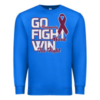 True Royal Go Burgundy Fifht Hard Win The Fight Premium Sweatshirt - Bettercallsaul