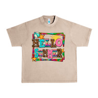 French Oak hello summer Urban Heavy Tee - AdoDesignShop