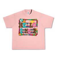 Salmon hello summer Urban Heavy Tee - AdoDesignShop