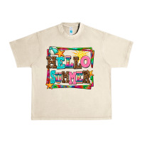 Sandshell hello summer Urban Heavy Tee - AdoDesignShop