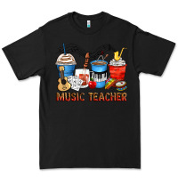 Black music teacher coffee cups Premium Tee - Zillion Design Studio