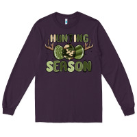 Plum hunting season Long Sleeve Tee - MaliasSmallBusiness