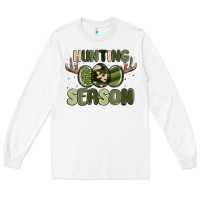 White hunting season Long Sleeve Tee - MaliasSmallBusiness