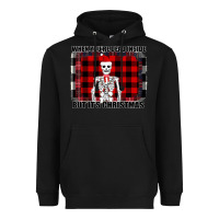 Black When You re Dead Inside But It Christmas Skeleton Heavyweight Hoodie - Bettercallsaul