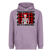 Lavender When You re Dead Inside But It Christmas Skeleton Heavyweight Hoodie - Bettercallsaul