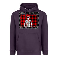 Plum When You re Dead Inside But It Christmas Skeleton Heavyweight Hoodie - Bettercallsaul
