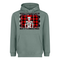 Sage When You re Dead Inside But It Christmas Skeleton Heavyweight Hoodie - Bettercallsaul