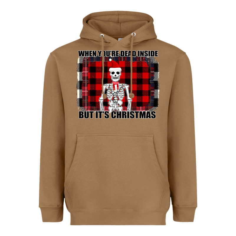 When You Re Dead Inside But It Christmas Skeleton Heavyweight Hoodie by Bettercallsaul | Teevron