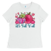 White it s fall y all Ladies Tee - Zillion Design Studio