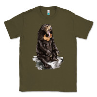 Army Green Malayan Sun Bear Classic Tee - LillyAllenDesigns