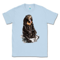 Dusty Blue Malayan Sun Bear Classic Tee - LillyAllenDesigns