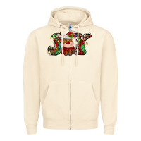 Sandshell joy christmas deer Zipper Hoodie - MaliasSmallBusiness