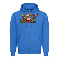 True Royal joy christmas deer Zipper Hoodie - MaliasSmallBusiness