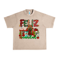 French Oak feliz navidad lady of Guadalupe christmas coffee Urban Heavy Tee - Jasminsmagicworld