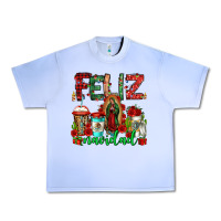 Grape Ice feliz navidad lady of Guadalupe christmas coffee Urban Heavy Tee - Jasminsmagicworld