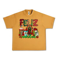 Peanut Butter feliz navidad lady of Guadalupe christmas coffee Urban Heavy Tee - Jasminsmagicworld