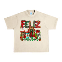 Sandshell feliz navidad lady of Guadalupe christmas coffee Urban Heavy Tee - Jasminsmagicworld
