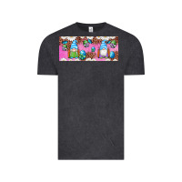 Vintage Black Western Easter Day Gnomes With Eggs Vintage Tee - Artiststas