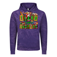 Cloud Purple teach love inspire with Christmas and teacher elements Vintage Hoodie - AdoDesignShop
