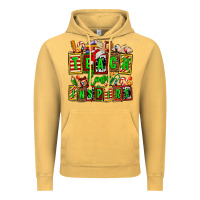 Vintage Mustard teach love inspire with Christmas and teacher elements Vintage Hoodie - AdoDesignShop