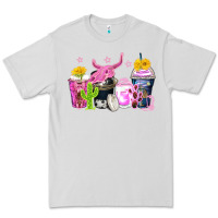 Dove Grey neon western coffee cups Premium Tee - Zillion Design Studio