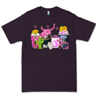 Plum neon western coffee cups Premium Tee - Zillion Design Studio