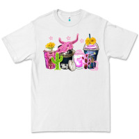 White neon western coffee cups Premium Tee - Zillion Design Studio