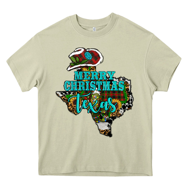 Merry Christmas Texas Heavy Core Tee by RanaPortraitStore | Teevron