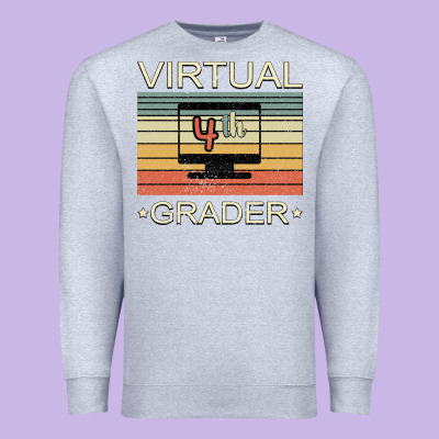 Virtual 4th Grader Premium Sweatshirt Designed By Bettercallsaul