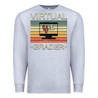 Heather Grey Virtual 4th Grader Premium Sweatshirt - Bettercallsaul