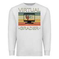 Oatmeal Heather Virtual 4th Grader Premium Sweatshirt - Bettercallsaul
