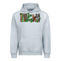 Heather Grey Lucky horseshoe St. Patrick's Day Urban Hoodie - CowGirlArtShop