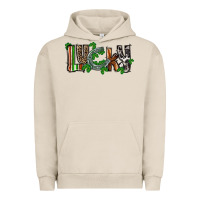 Pigment French Oak Lucky horseshoe St. Patrick's Day Urban Hoodie - CowGirlArtShop