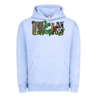 Pigment Grape Ice Lucky horseshoe St. Patrick's Day Urban Hoodie - CowGirlArtShop