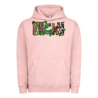 Pigment Salmon Lucky horseshoe St. Patrick's Day Urban Hoodie - CowGirlArtShop